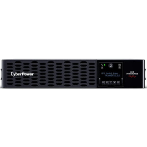 CyberPower PR1000RTXL2UC Rack/Tower UPS, UL Rated, Rotatable LCD panel, 8× NEMA 5-15R, Expanded runtime